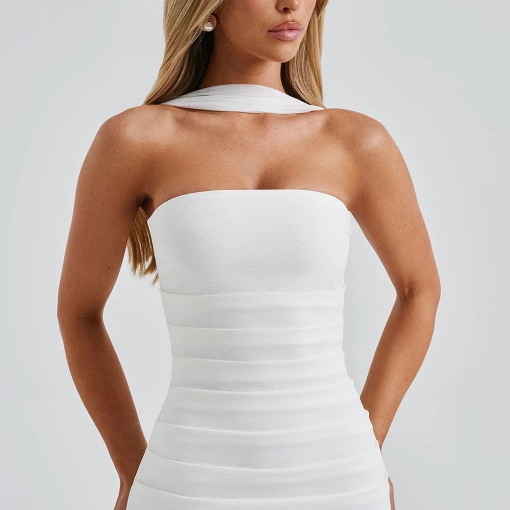 Yulia Maxi Dress Ivory - Babyboo